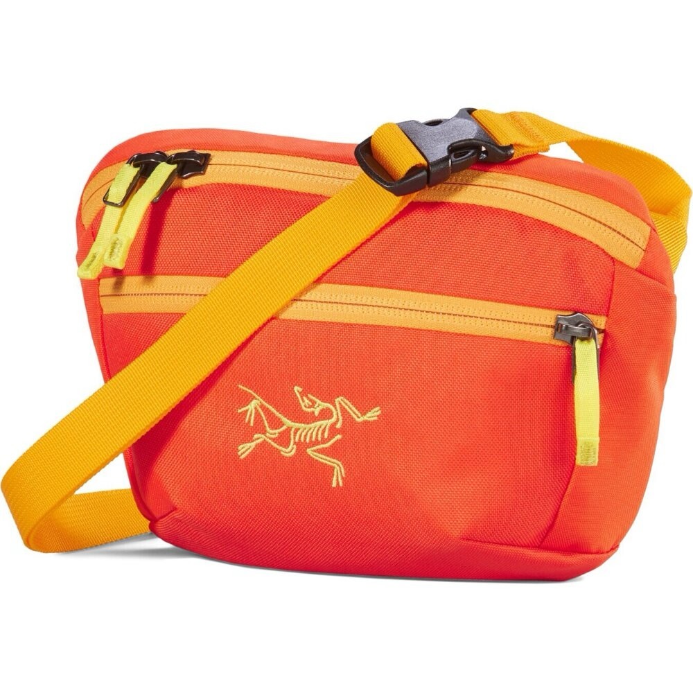 Arc'teryx Orange Sling Bag with Yellow Strap